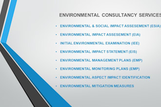 write  environmental impact  assessment reports