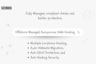 host your web or mobile apps anonymously on our server