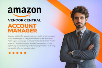 manage amazon vendor central account operations