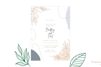 design your digital wedding invitation