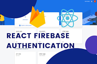 do firebase authentication using react