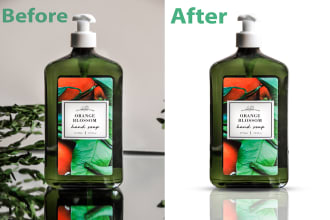do amazon product photo editing, retouch, background remove