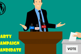 design website for your political party and campaign