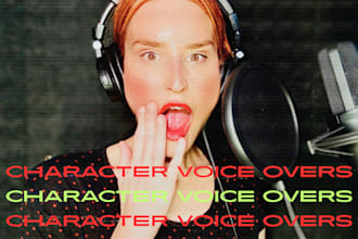 be your female character voice over actor