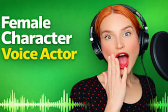 be your american female character voice over actor