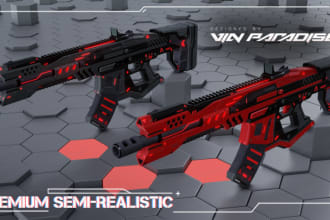 create 3d weapons from guns