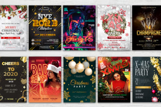 do halloween, christmas and new year greeting card