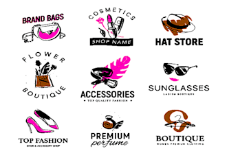 do amazing unique watercolor and  feminine logo design