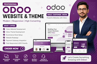 make odoo website and optimize your odoo ecommerce site and odoo theme