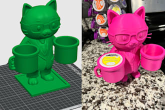 fix stl files and make 3d models ready for 3d printing