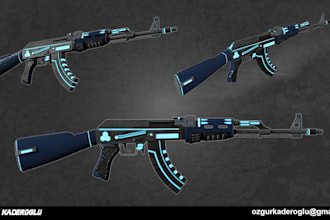 3d model and texture game ready props for you