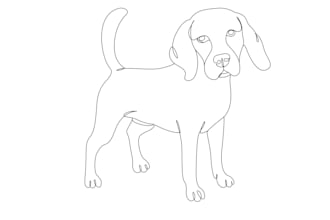 draw line art continuous simple modern 24 hour