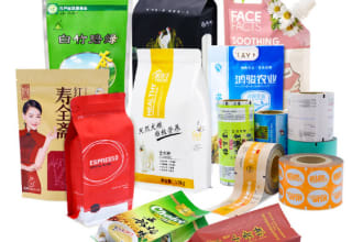 custom gift packaging bag box tray label bottle pouch