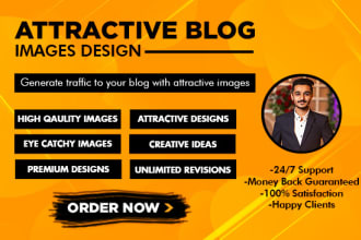 design website banner ads, header images, and blog image