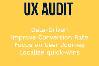 perform a UX audit of your website