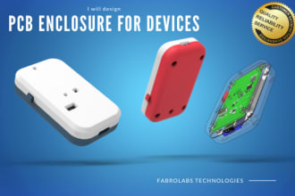 design pcb enclosure or case for electronic devices