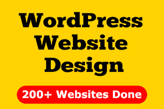 do business elementor wordpress website design or web design