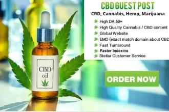 provide 10 quality do follow cbd guest post backlinks