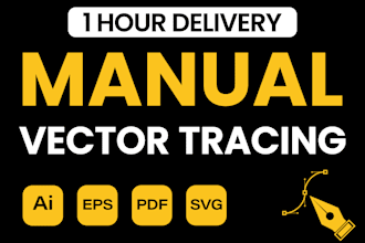 vector trace, redraw logo, recreate png to vector file