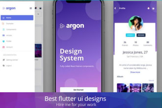 design professional UI with flutter