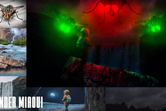 do a proffessional photoshop art work