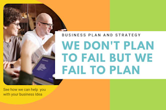 create a financial model, financial projection and business plan