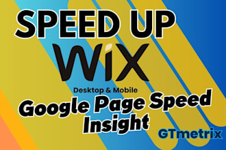 dramatically increase your wix store website speed