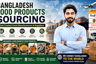 be your bangladesh food products sourcing agent
