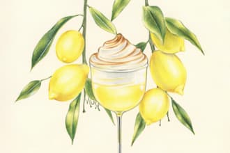 hand paint food and beverage illustrations
