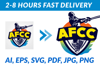 vectorise, recreate, redraw, convert logo to vector tracing