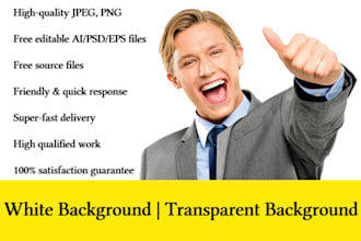 do white and transparent background png