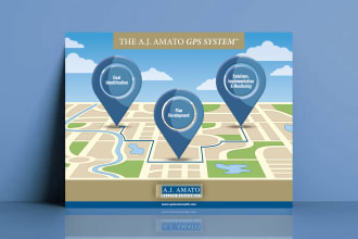 design your top notch road map or info graphic