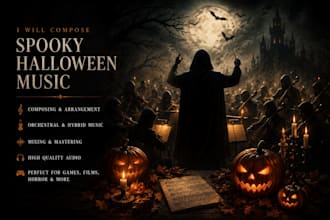 compose spooky halloween music