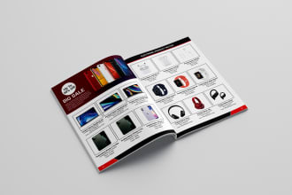 do product catalog design and magazine for you