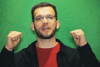 record and create a STUDIO fullHD greenscreen video testimonial