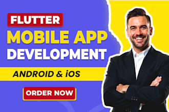 develop android and  ios mobile apps using flutter