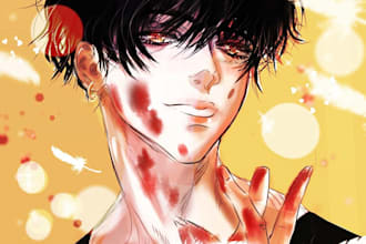 make high quality anime style art