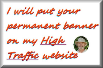 put your permanent banner ad on my high traffic site