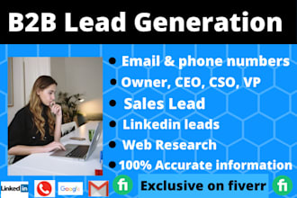 do targeted b2b lead generation and build email list