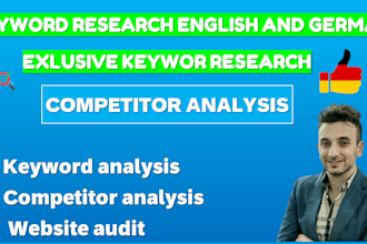 do keyword research and competitor analysis