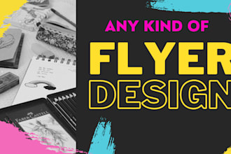 design eye catchy business flyer and brochure
