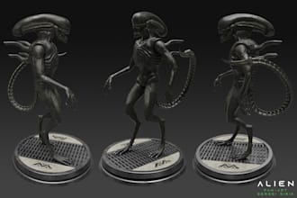 model, sculpt a 3d creature