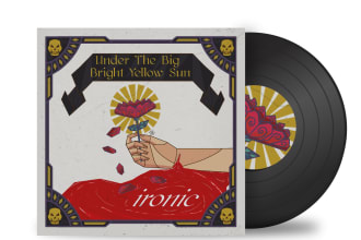 illustrate artwork for your music album cover with my style