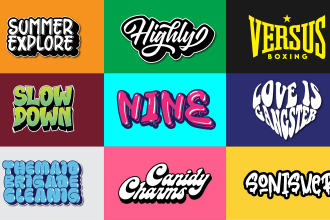 do modern text, font logo, custom typography, lettering, hand drawn design