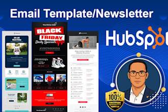 develop hubspot email newsletter template