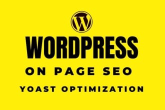do wordpress on page SEO with yoast and technical on page optimization