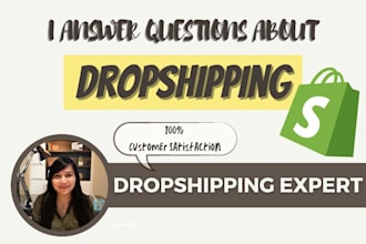 answer your questions about dropshipping or be your mentor