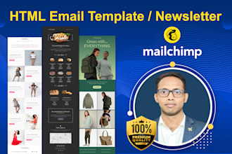design mailchimp email newsletter template