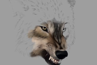 draw any animal you want in my style