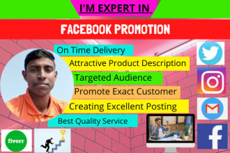 promote your business or product by facebook marketing in USA